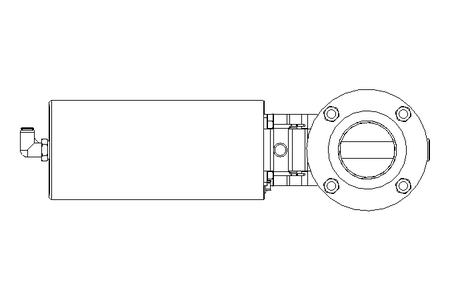 Butterfly valve B DN050 FVF NC E EX