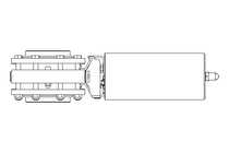 Butterfly valve B DN080 FVF NC E EX