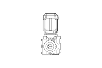 Motor engrenagem sem fim 0,37kW 16 1/min