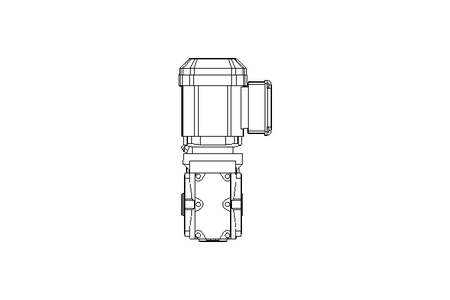 Motoréd. à vis sans fin 0,37kW 16 1/min