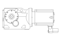 Kegelradgetriebemotor 13,4 Nm