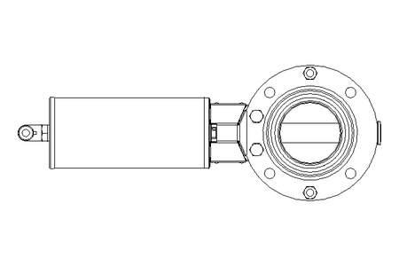 Butterfly valve B DN050 OVO NC H