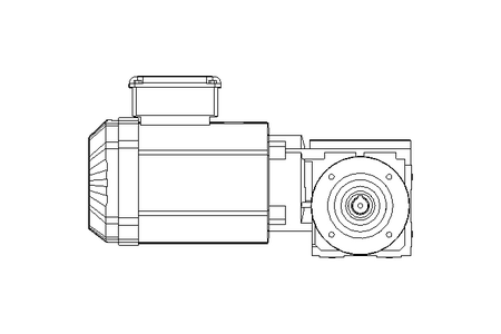 Winkelgetriebemotor 0,55kW 101 1/min