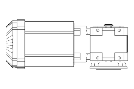 Getriebemotor 0,55kW 88 1/min