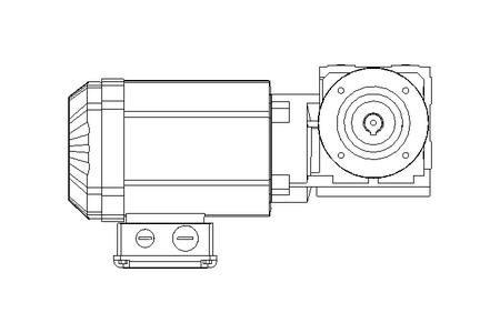 Getriebemotor 0,55kW 88 1/min