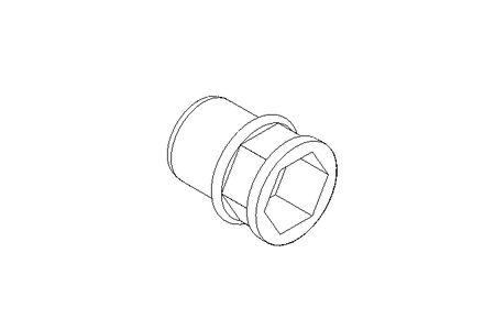 Tuerca remachable ciega M10x13x22,7 A2