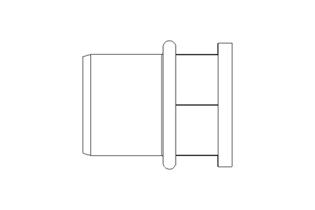 Inserto filettato cieco M10x13x22,7 A2