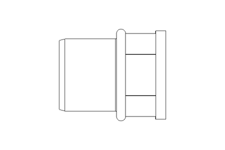 Tuerca remachable ciega M10x13x22,7 A2