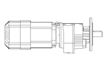 正齿轮变速电机 0,37kW 169 1/min