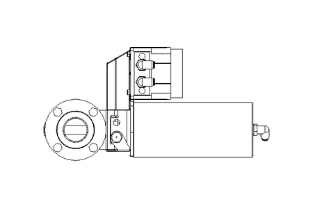 Butterfly valve BR DN040 FVF NC E