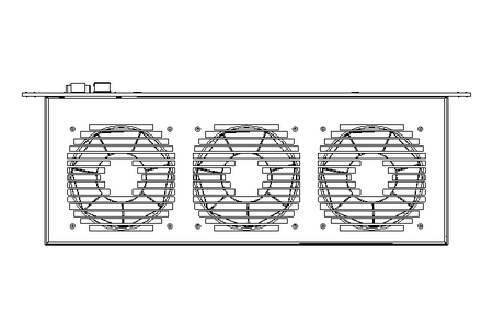 RACK 19" 1HE 70016356