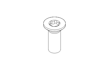 Parafuso cabeça embutida M6x16 A2 70