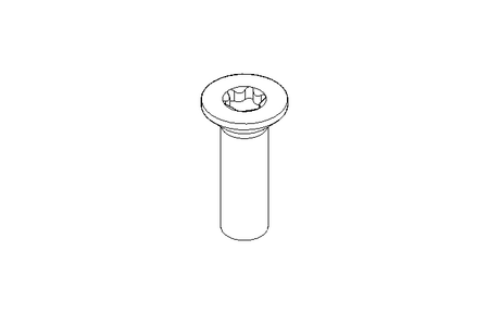 Countersunk head screw M6x20 A2 70