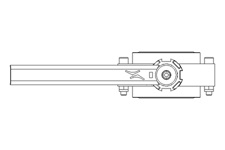 Butterfly valve B DN050 OVO MA F