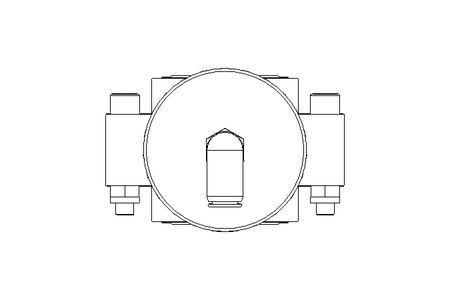 Butterfly valve B DN025 OVO NC F