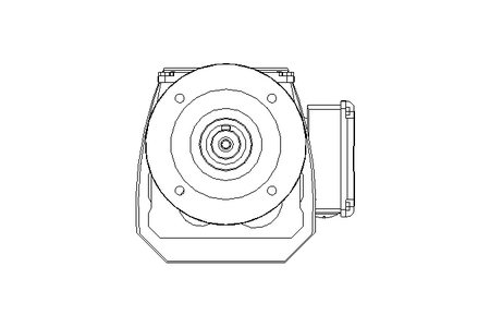 Spur gear motor 0.55kW 48 1/min