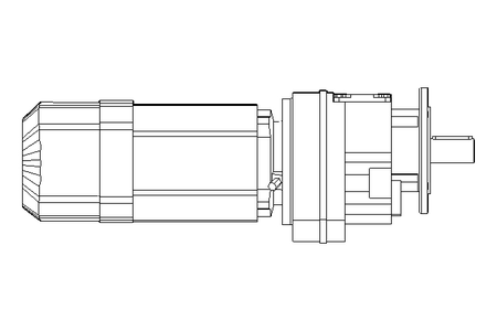 Motorid.ingranaggi cilind 0,55kW 48