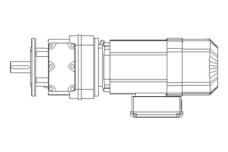 Motorid.ingranaggi cilind 0,55kW 48