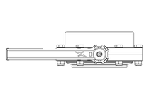 Butterfly valve B DN100 WVM MA E