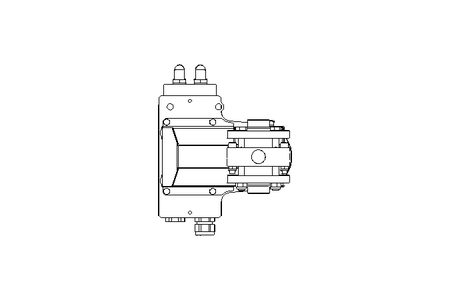 Butterfly valve BR DN025 FVF NC E