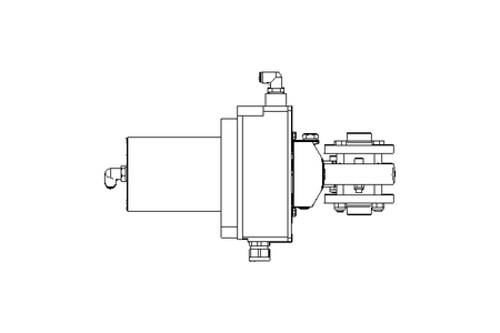 Butterfly valve BR DN025 FVF NC E