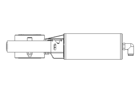 Butterfly valve B DN040 OVO NC V