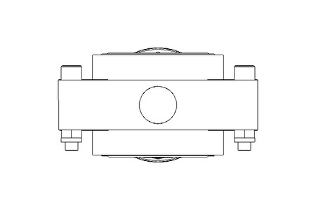 Butterfly valve B DN040 OVO NC V