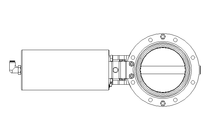 Butterfly valve B DN100 OVO NC V