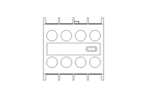 Bloco de contato auxiliar 4NF