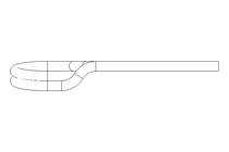 Spring cotter 5 DIN 11024 Galvanised