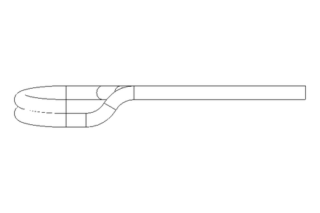 Spring cotter 5 DIN 11024 Galvanised