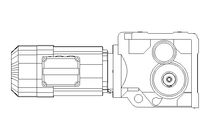 Kegelradgetriebemotor 0,6kW 11 1/min