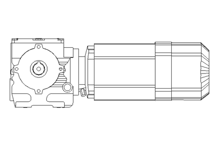 Schneckengetriebemotor 0,55kW 50 1/min