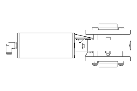 Scheibenventil B DN040 FVF NC F