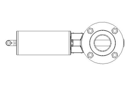 Butterfly valve B DN040 FVF NC F