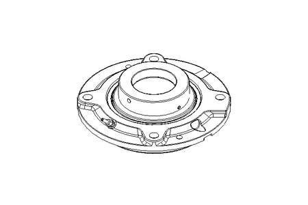 Flange bearing 100x340x116