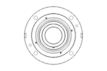 Flange bearing 100x340x116