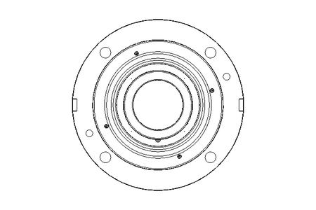 Flange bearing 100x340x116