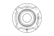 Flange bearing 100x340x116