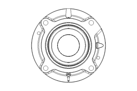 Flange bearing 100x340x116