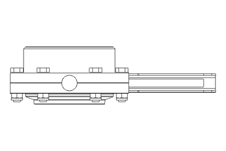 Butterfly valve B DN080 WVM MA H