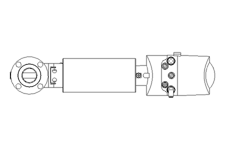 Butterfly valve B DN040 FVF NC E