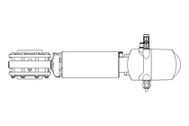 Butterfly valve B DN080 FVF NC E