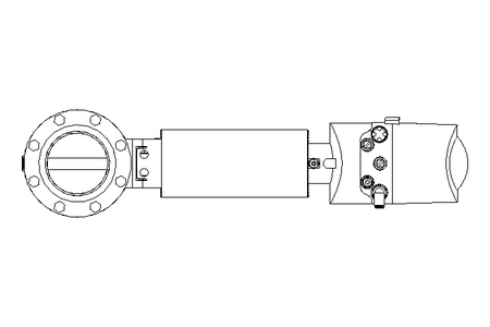 Butterfly valve B DN080 FVF NC E