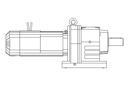 Stirnradgetriebemotor 14 Nm