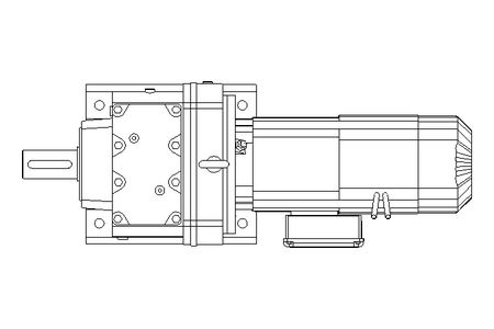 Stirnradgetriebemotor 14 Nm