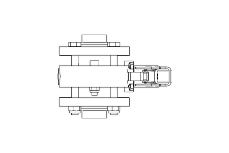 Butterfly valve B DN025 FVF MA V