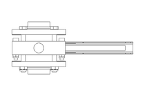 Valvola a farfalla B DN040 FVF MA V