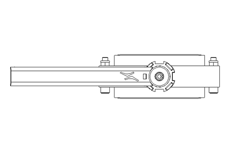 Butterfly valve B DN080 OVO MA V