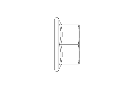 Flanged hexagon nut M8 A2 DIN6923